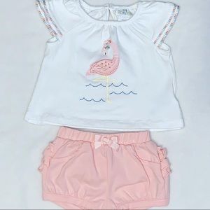 Baby Girl Shirt & Bloomers size 3-6